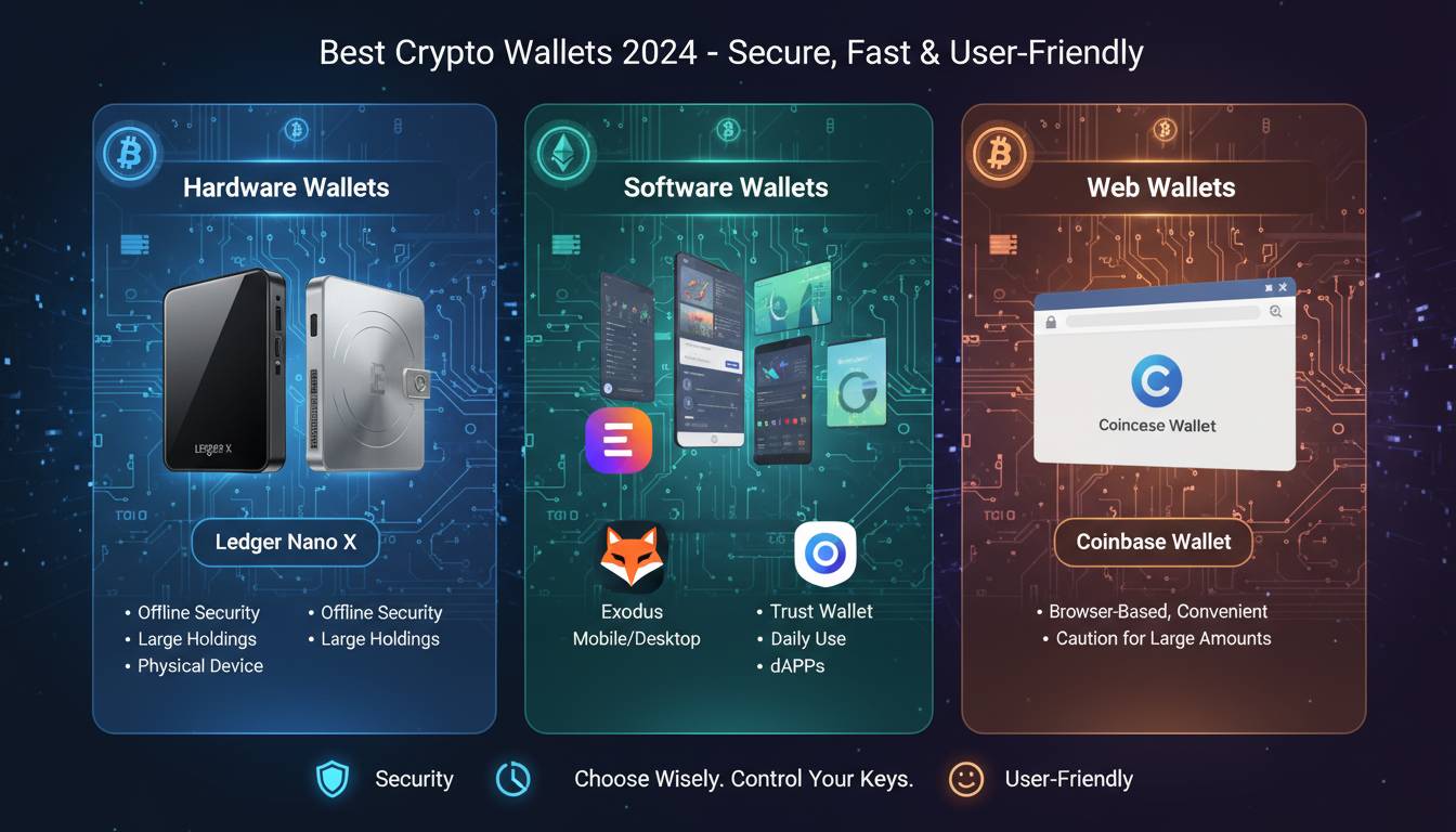Best Crypto Wallets 2024 – Secure, Fast & User-Friendly