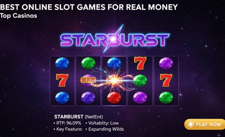 Best Online Slot Games for Real Money | Top Casinos