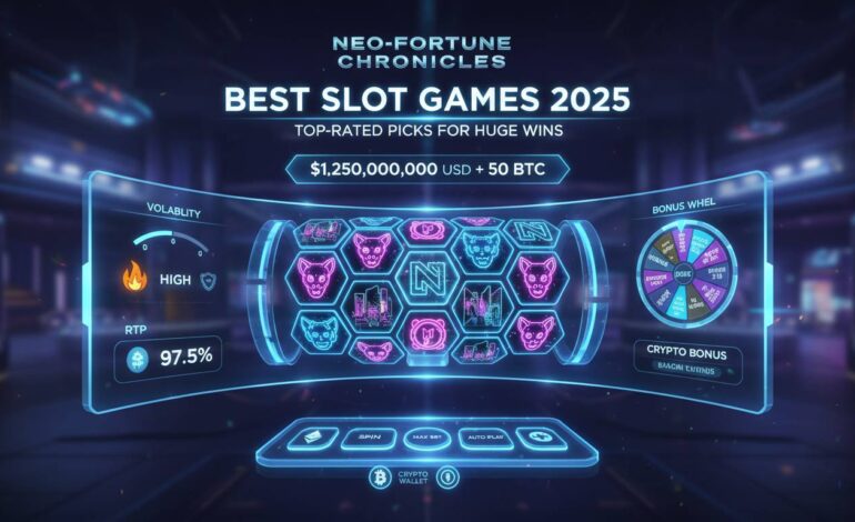 Best Slot Games 2025 – Top-Rated Picks for Huge Wins