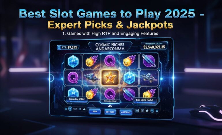 Best Slot Games to Play 2025 – Expert Picks & Jackpots