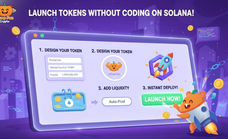 Pump Fun Crypto: Launch Tokens Without Coding on Solana